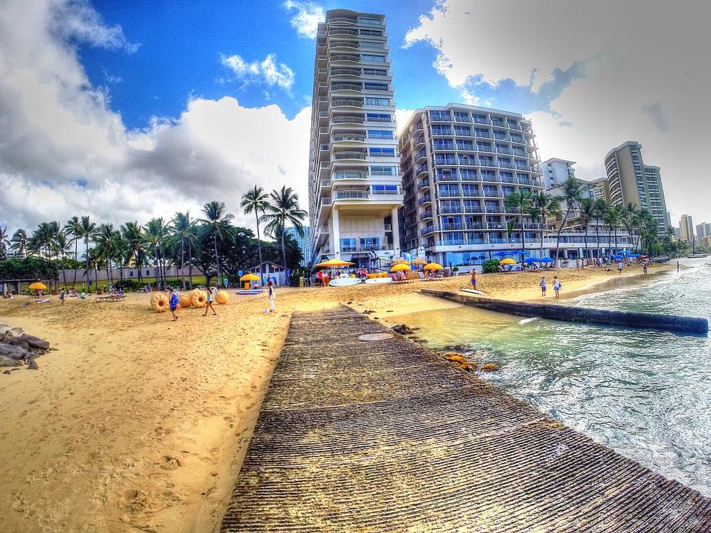 Waikiki Shore 515 Beachfront & Upgrade Apartment Honolulu Exterior foto