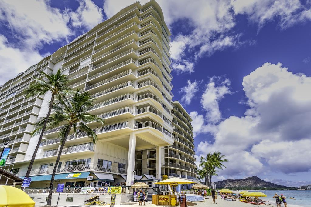 Waikiki Shore 515 Beachfront & Upgrade Apartment Honolulu Exterior foto